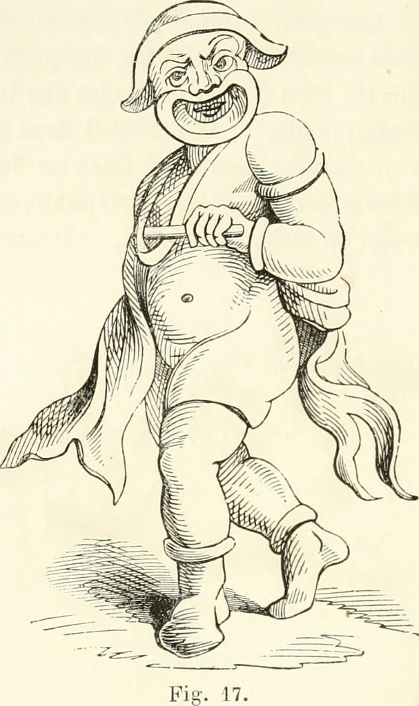 An illustration from Histoire de la caricature et du grotesque dans la littérature et dans l'art, 1875, leaf 67