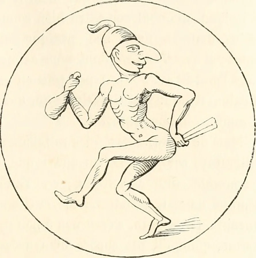 An illustration from Histoire de la caricature et du grotesque dans la littérature et dans l'art, 1875, leaf 68