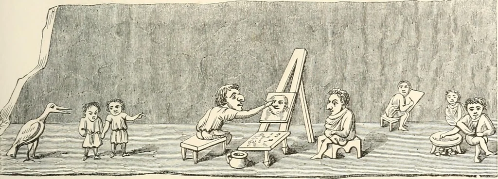 An illustration from Histoire de la caricature et du grotesque dans la littérature et dans l'art, 1875, leaf 72