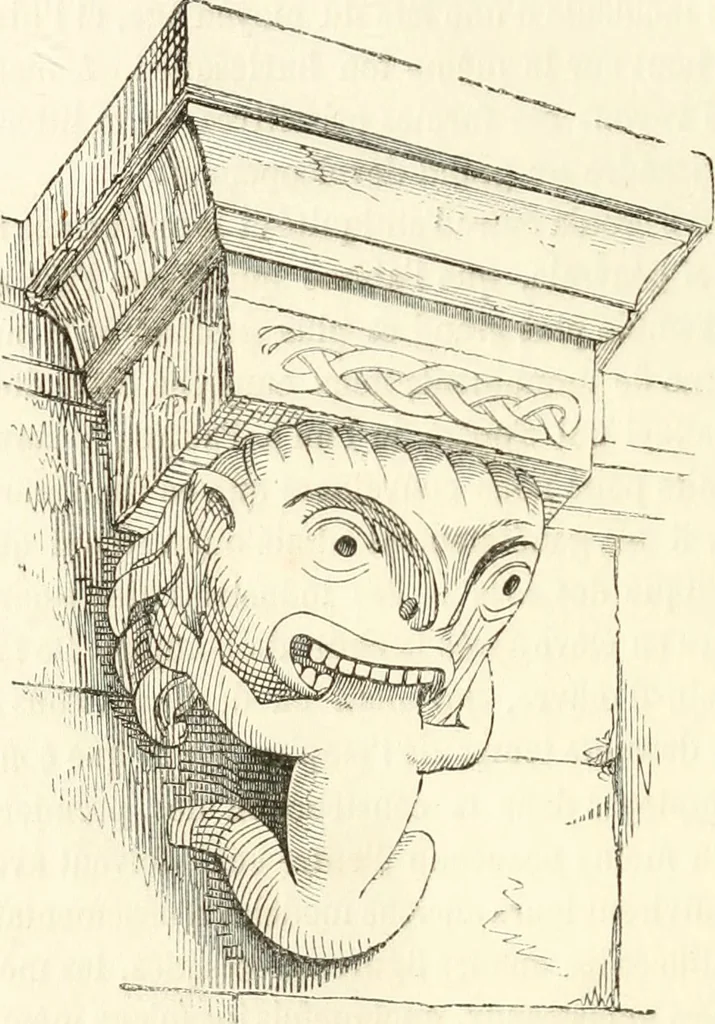 An illustration from Histoire de la caricature et du grotesque dans la littérature et dans l'art, 1875, leaf 85