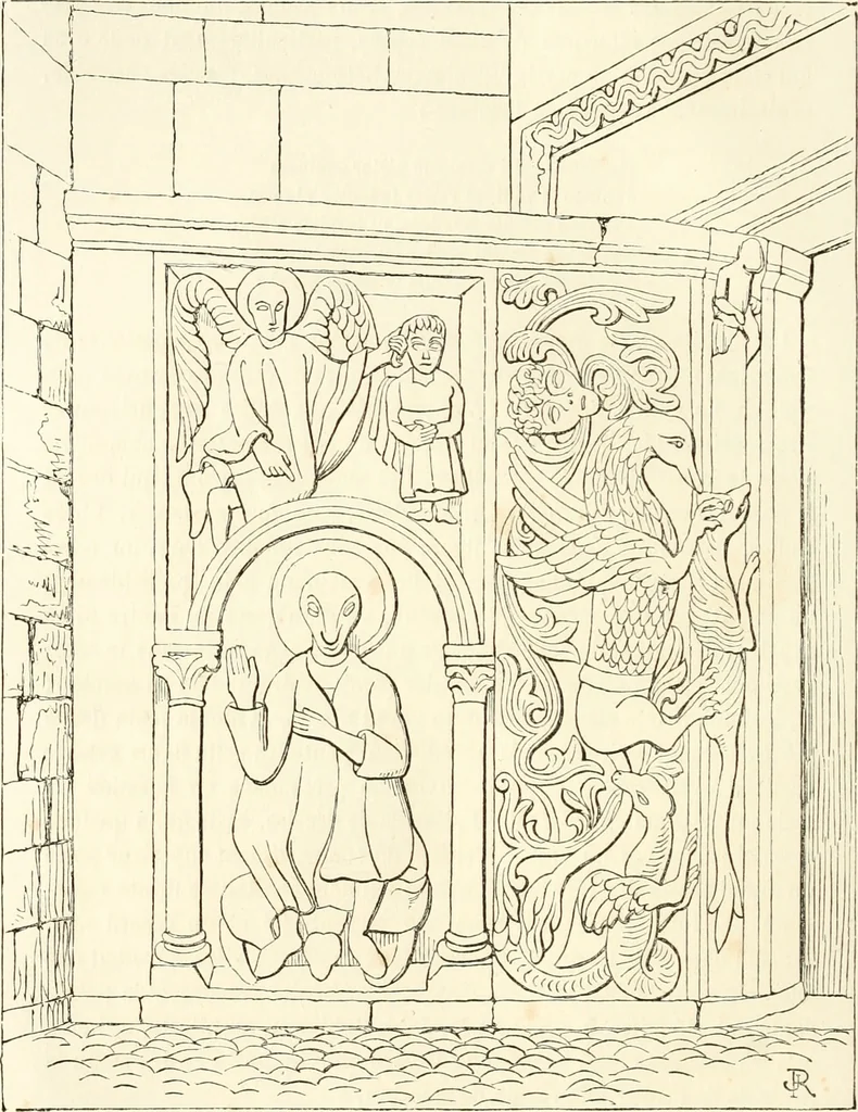 An illustration from Histoire de la caricature et du grotesque dans la littérature et dans l'art, 1875, leaf 87