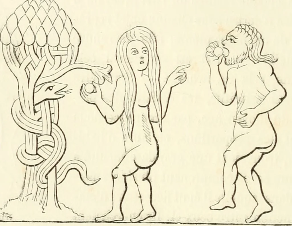An illustration from Histoire de la caricature et du grotesque dans la littérature et dans l'art, 1875, leaf 93