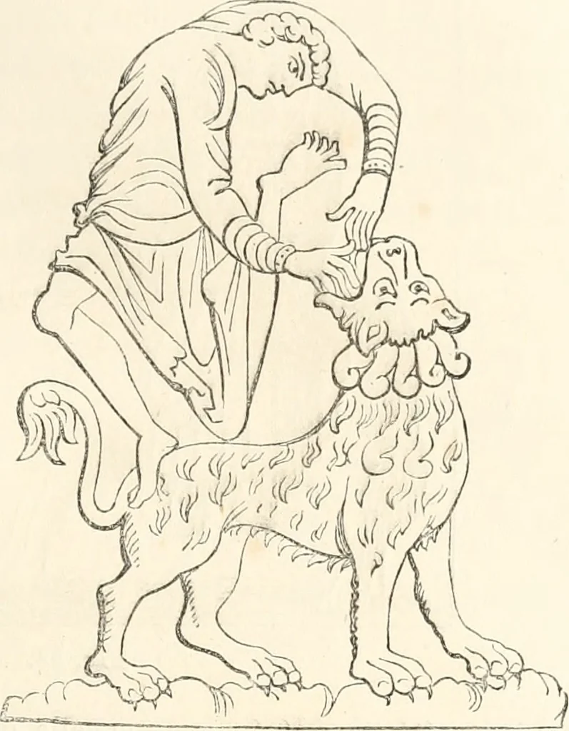 An illustration from Histoire de la caricature et du grotesque dans la littérature et dans l'art, 1875, leaf 94