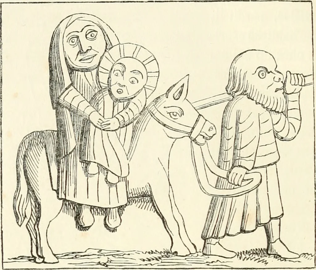 An illustration from Histoire de la caricature et du grotesque dans la littérature et dans l'art, 1875, leaf 95