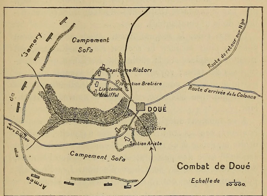An illustration from Histoire de la conquête du Soudan français (1878-1899), 1901, leaf 437