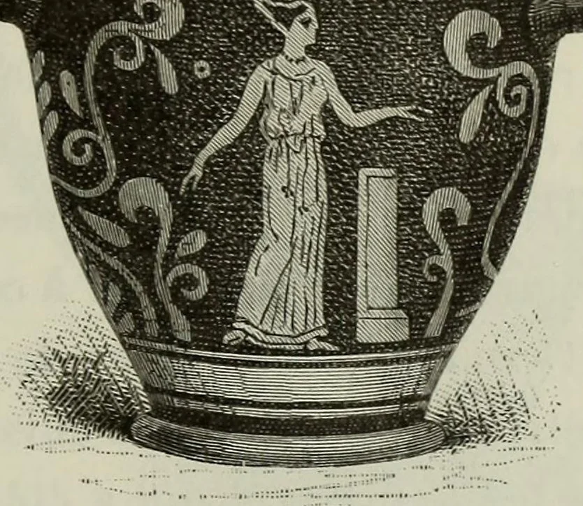 An illustration from Histoire de la céramique: poteries, faiences et porcelaines chez tous les peuples depuis les temps anciens jusqu'à nos jours, 1882, leaf 115