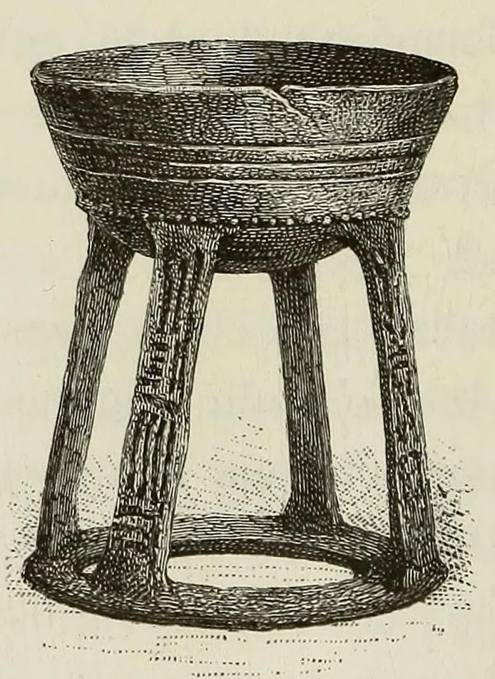 An illustration from Histoire de la céramique: poteries, faiences et porcelaines chez tous les peuples depuis les temps anciens jusqu'à nos jours, 1882, leaf 146
