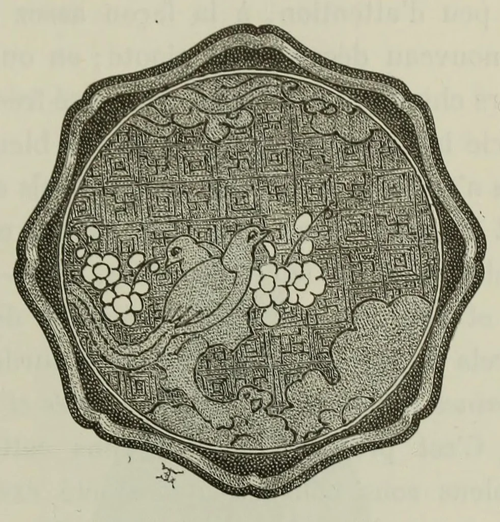 An illustration from Histoire de la céramique: poteries, faiences et porcelaines chez tous les peuples depuis les temps anciens jusqu'à nos jours, 1882, leaf 449
