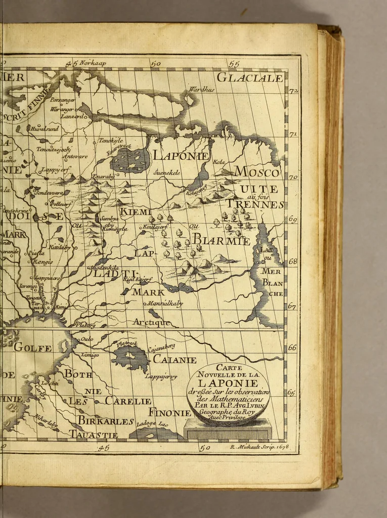 An illustration from Histoire de la Laponie, : sa description, l'origine, les moeurs, la maniere de vivre de ses habitans, leur religion, leur magie, & les choses rares du païs. Avec plusieurs additions & augmentations fort curieuses, qui jusques-icy n'ont pas esté imprimées., 1678, leaf 25