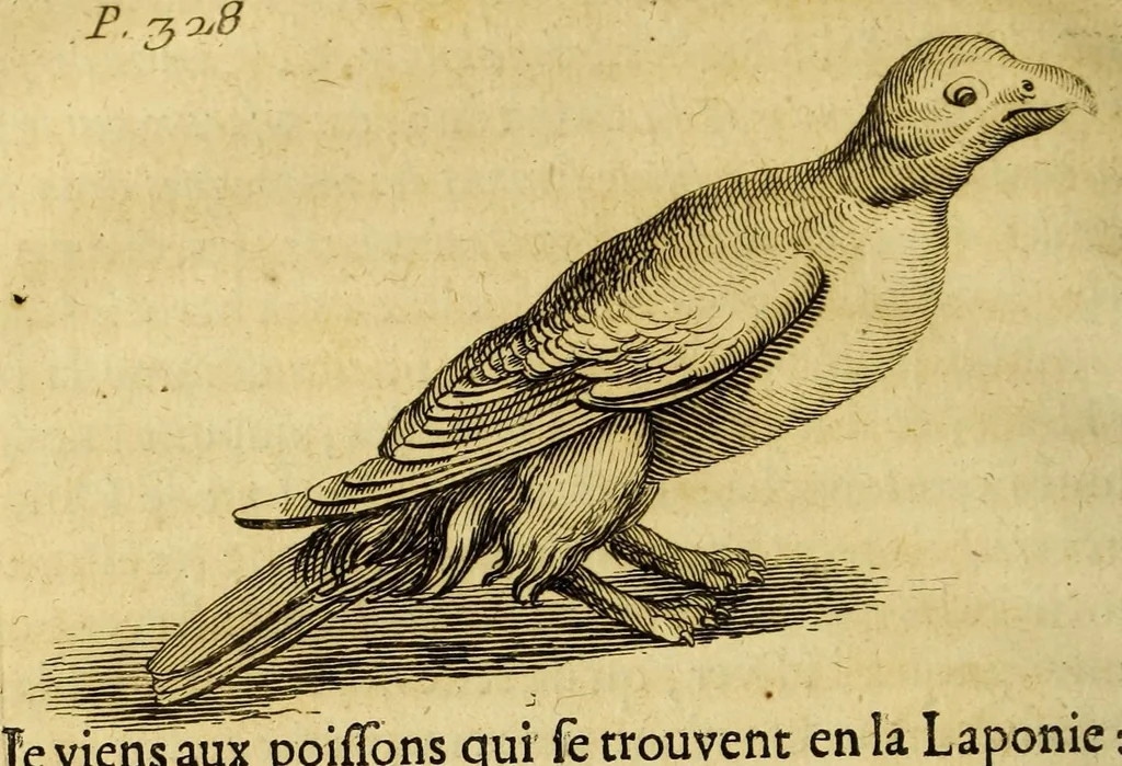 An illustration from Histoire de la Laponie, : sa description, l'origine, les moeurs, la maniere de vivre de ses habitans, leur religion, leur magie, & les choses rares du païs. Avec plusieurs additions & augmentations fort curieuses, qui jusques-icy n'ont pas esté imprimées., 1678, leaf 414
