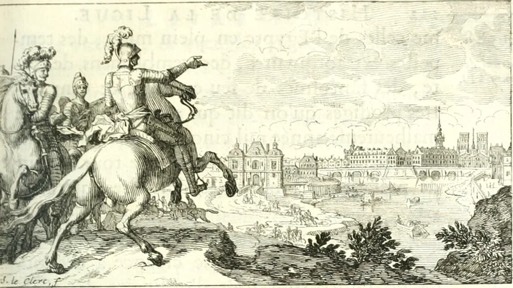 An illustration from Histoire de la Ligue, 1683, leaf 262