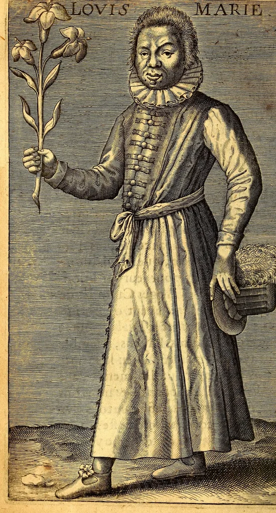 An illustration from Histoire de la mission des peres capucins en l'isle de Maragnan et terres circonuoisines ov est traicte des singularitez admirables & des meurs merueilleuses des indiens habitans de ce pais auec les missiues et aduis qui ont este enuoyez de nouueau, 1614, leaf 742