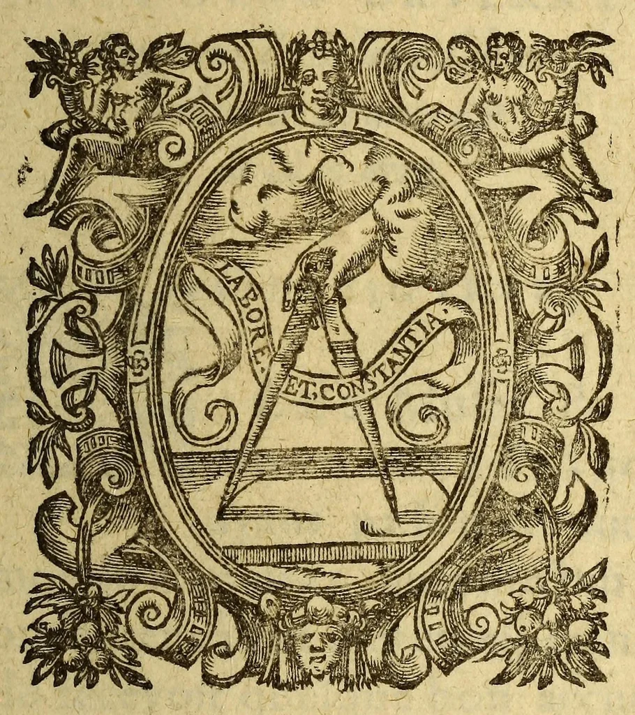 An illustration from Histoire de la Nouuelle France : contenat les navigations, dećouvertes, & habitations faites par les François és Indes Occidentales & Nouvelle-France ... : avec les tables & figures necessaires., 1618, leaf 5