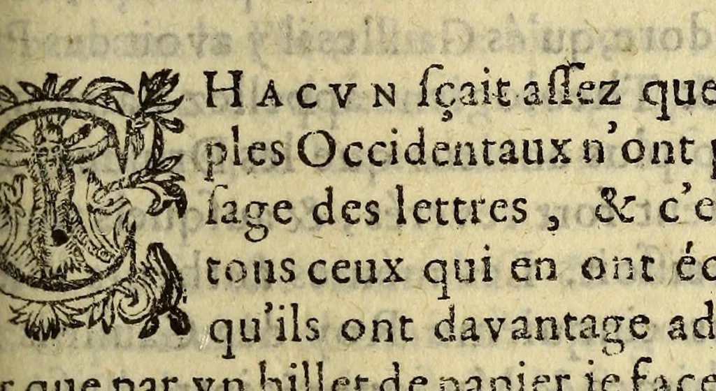 An illustration from Histoire de la Nouvelle France : contenat les navigations, découvertes, & habitations faites par les Fançois és Indes Occidentales & Nouvelle-France ... avec les tables & figures d'icelle., 1611, leaf 769