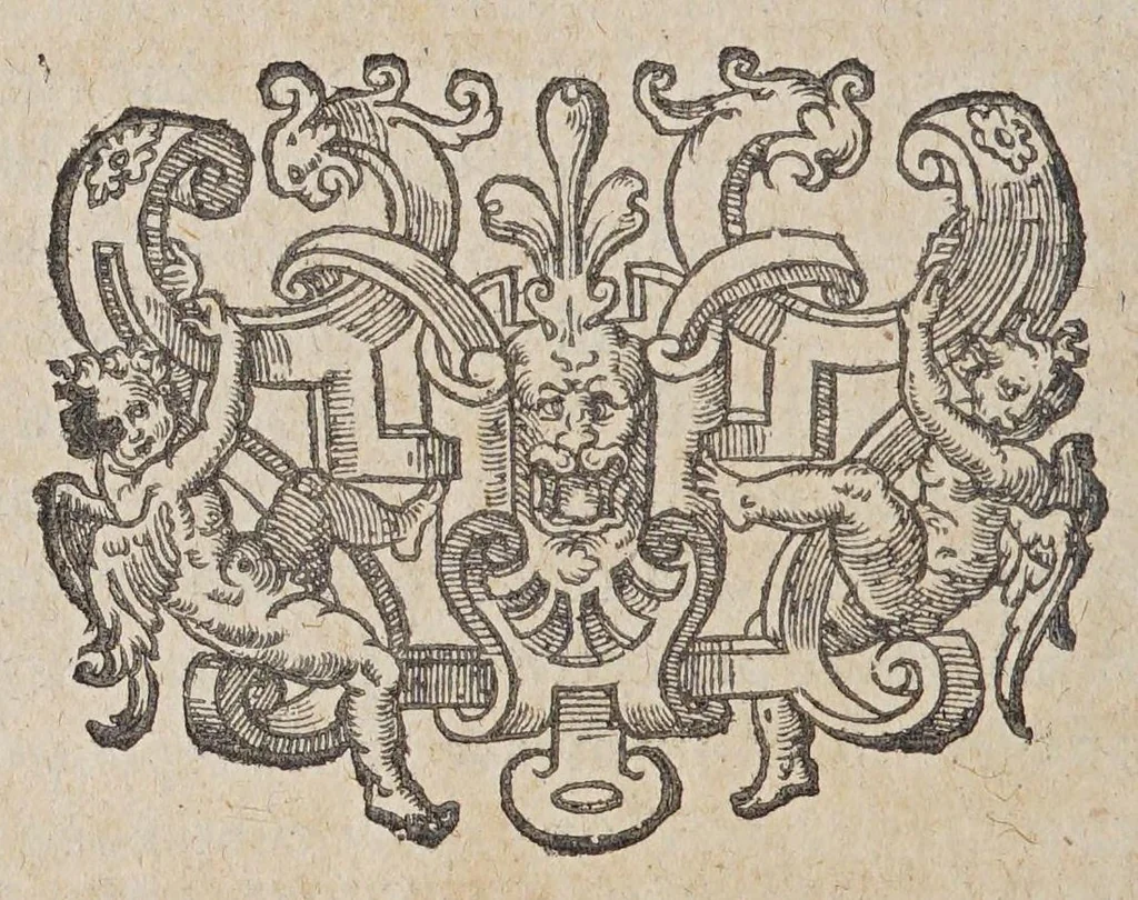 An illustration from Histoire de la Nouvelle France : contenant les navigations, découvertes, & habitations faites par les François és Indes Occidentes & Nouvelle-France souz l'avoeu & authorité de noz rois tres-chrétiens, & les diverses fortunes d'iceux en l'execution de ces choses, depuis cent ans jusques à hui. En quoy est comprise l'histoire morale, naturele, & geographique de la dite province: avec les tables & figures d'icelle., 1609, leaf 28
