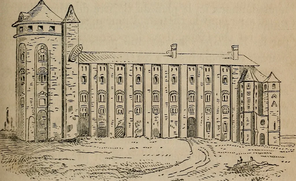 An illustration from Histoire de l'architecture en Belgique : depuis les temps les plus reculés jusqu'à l'époque actuelle, 1853, leaf 106