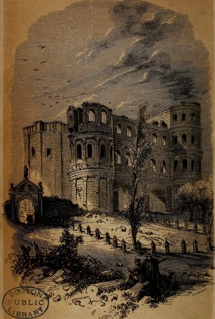 An illustration from Histoire de l'architecture en Belgique : depuis les temps les plus reculés jusqu'à l'époque actuelle, 1853, leaf 11