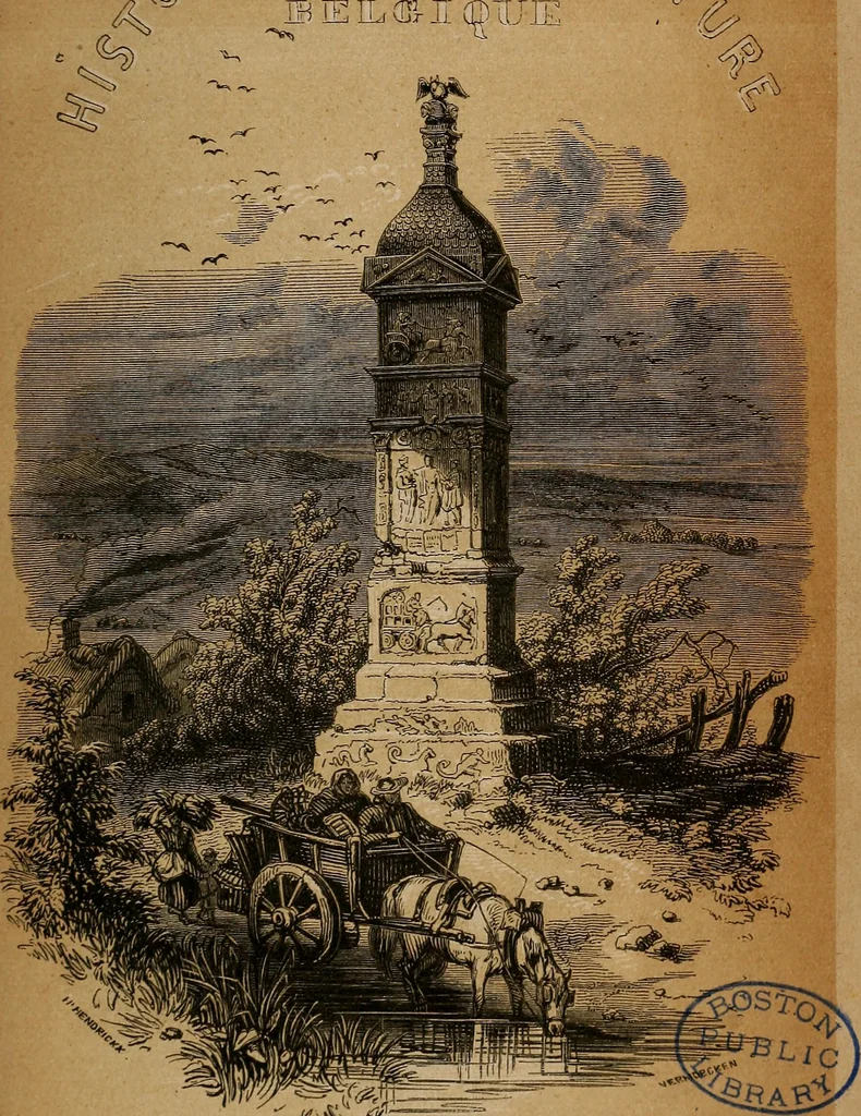 An illustration from Histoire de l'architecture en Belgique : depuis les temps les plus reculés jusqu'à l'époque actuelle, 1853, leaf 12
