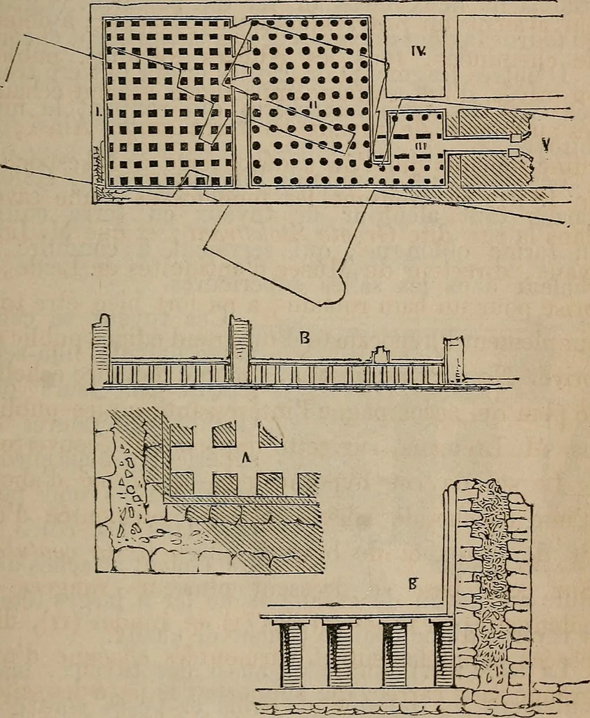 An illustration from Histoire de l'architecture en Belgique : depuis les temps les plus reculés jusqu'à l'époque actuelle, 1853, leaf 124