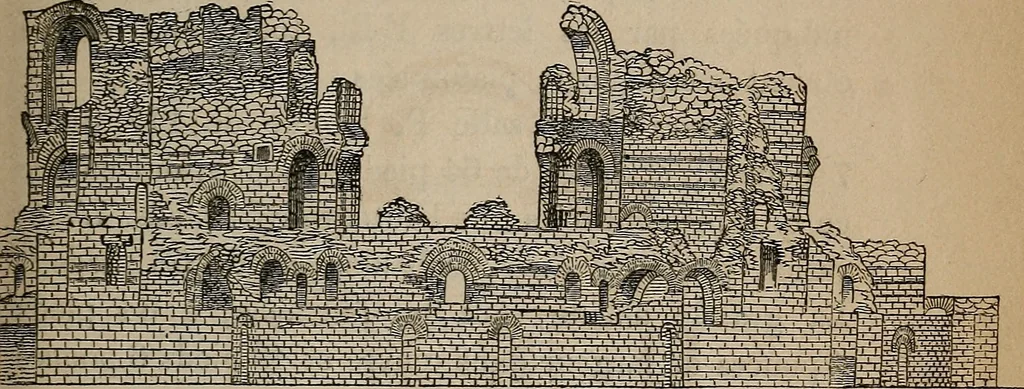An illustration from Histoire de l'architecture en Belgique : depuis les temps les plus reculés jusqu'à l'époque actuelle, 1853, leaf 130