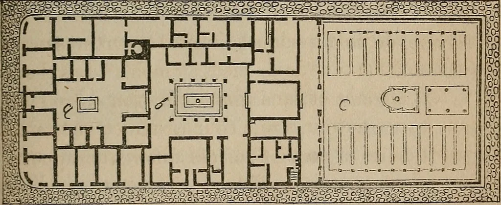 An illustration from Histoire de l'architecture en Belgique : depuis les temps les plus reculés jusqu'à l'époque actuelle, 1853, leaf 152