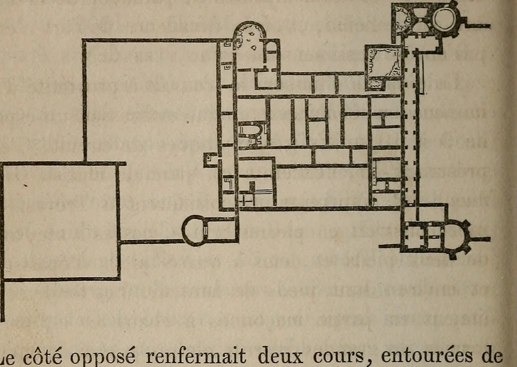 An illustration from Histoire de l'architecture en Belgique : depuis les temps les plus reculés jusqu'à l'époque actuelle, 1853, leaf 169