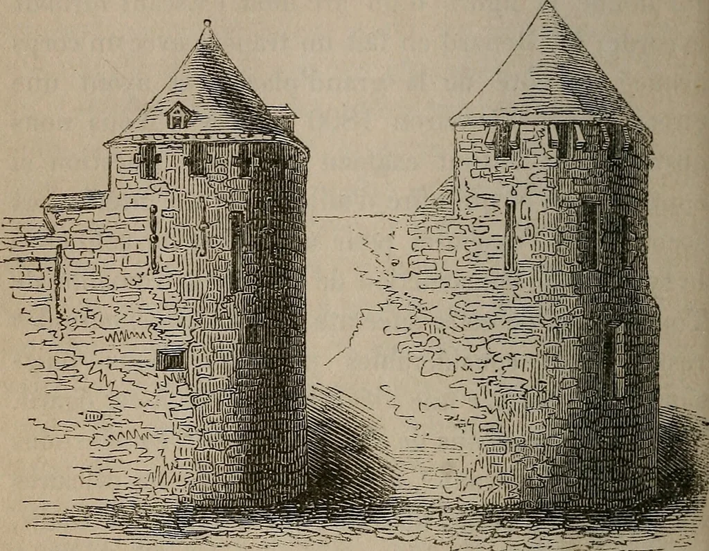 An illustration from Histoire de l'architecture en Belgique : depuis les temps les plus reculés jusqu'à l'époque actuelle, 1853, leaf 217