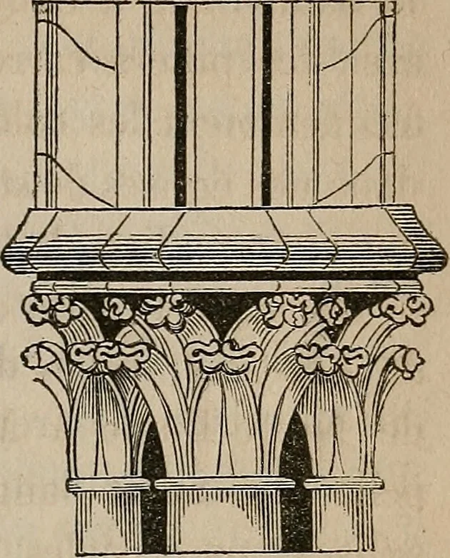 An illustration from Histoire de l'architecture en Belgique : depuis les temps les plus reculés jusqu'à l'époque actuelle, 1853, leaf 240