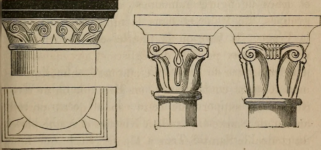 An illustration from Histoire de l'architecture en Belgique : depuis les temps les plus reculés jusqu'à l'époque actuelle, 1853, leaf 244