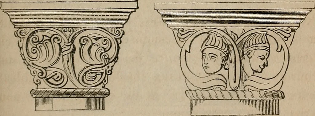 An illustration from Histoire de l'architecture en Belgique : depuis les temps les plus reculés jusqu'à l'époque actuelle, 1853, leaf 246