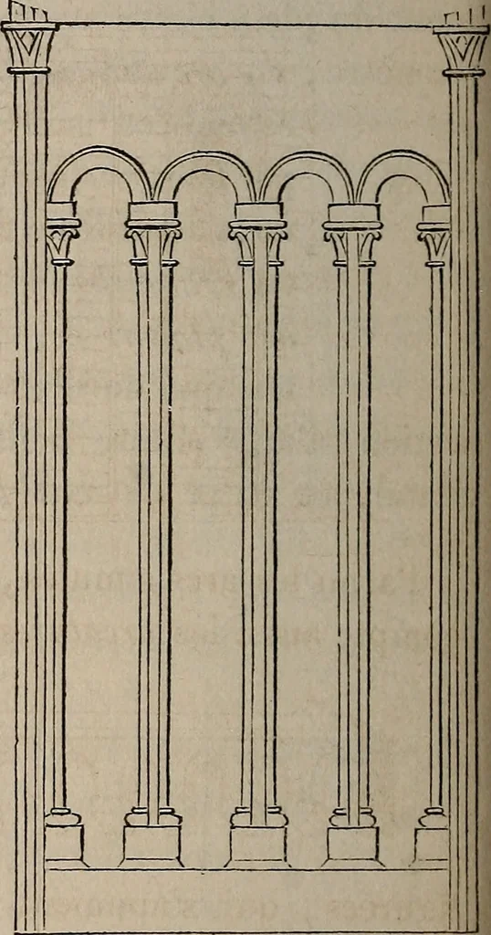 An illustration from Histoire de l'architecture en Belgique : depuis les temps les plus reculés jusqu'à l'époque actuelle, 1853, leaf 251