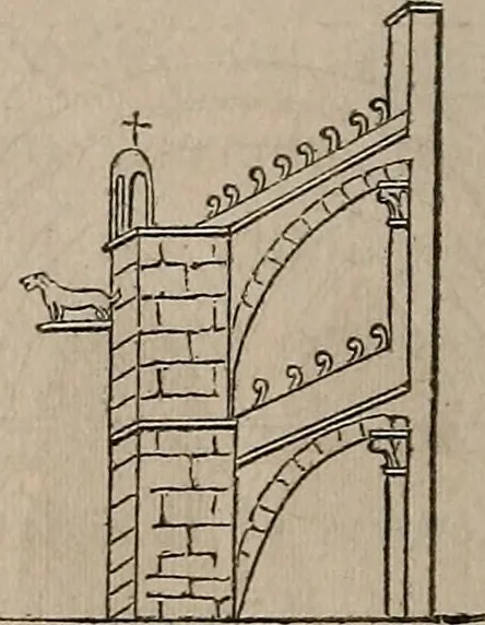 An illustration from Histoire de l'architecture en Belgique : depuis les temps les plus reculés jusqu'à l'époque actuelle, 1853, leaf 263