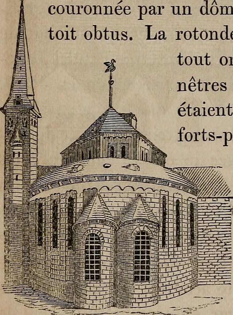 An illustration from Histoire de l'architecture en Belgique : depuis les temps les plus reculés jusqu'à l'époque actuelle, 1853, leaf 313