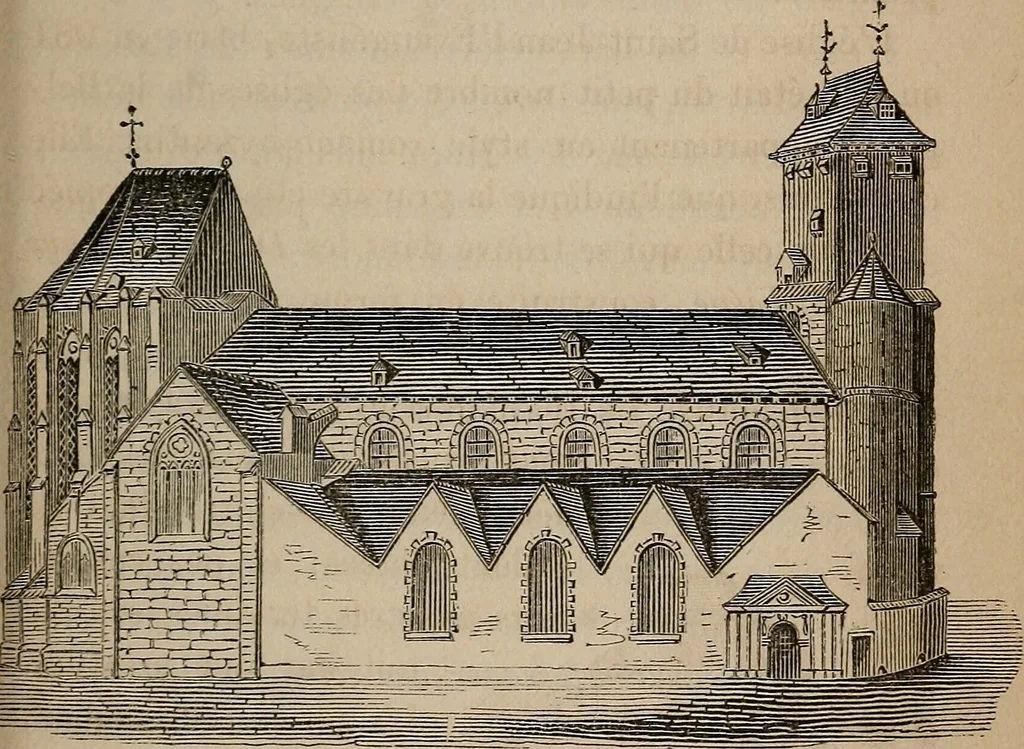 An illustration from Histoire de l'architecture en Belgique : depuis les temps les plus reculés jusqu'à l'époque actuelle, 1853, leaf 314
