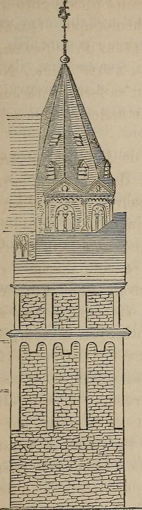 An illustration from Histoire de l'architecture en Belgique : depuis les temps les plus reculés jusqu'à l'époque actuelle, 1853, leaf 336