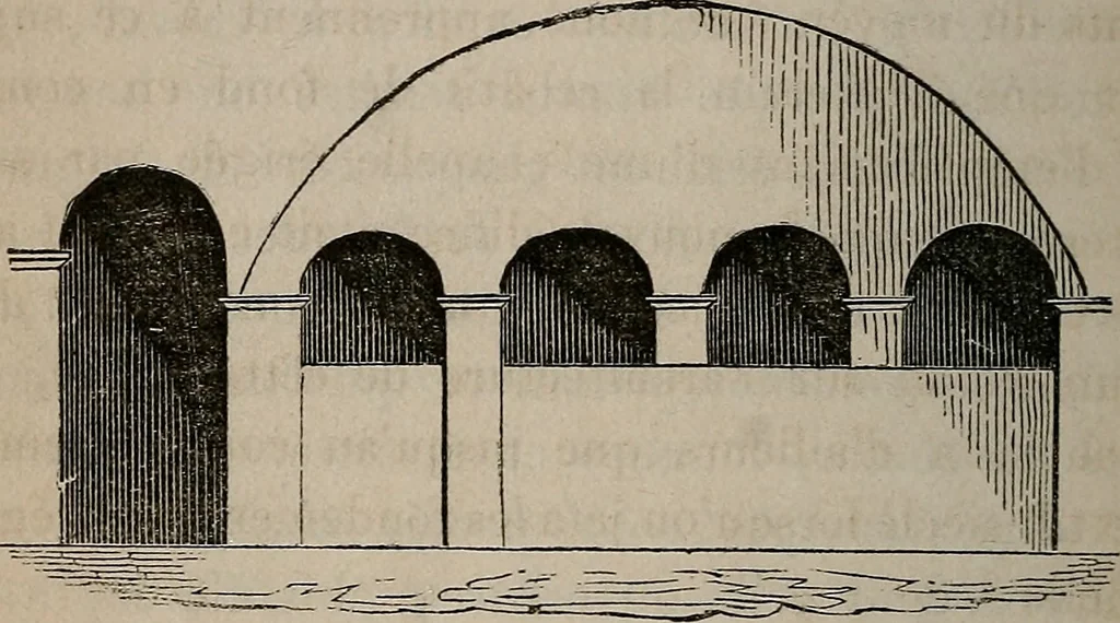An illustration from Histoire de l'architecture en Belgique : depuis les temps les plus reculés jusqu'à l'époque actuelle, 1853, leaf 343