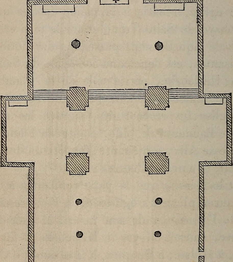An illustration from Histoire de l'architecture en Belgique : depuis les temps les plus reculés jusqu'à l'époque actuelle, 1853, leaf 349