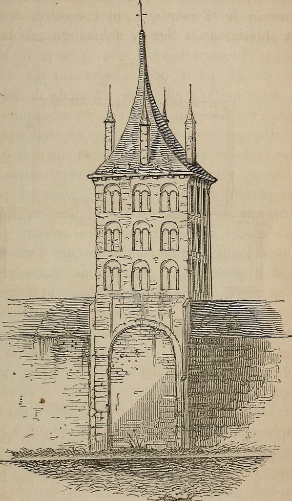An illustration from Histoire de l'architecture en Belgique : depuis les temps les plus reculés jusqu'à l'époque actuelle, 1853, leaf 350