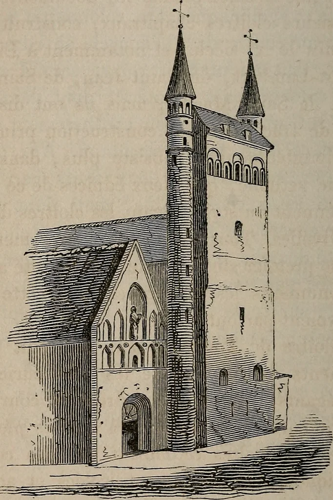 An illustration from Histoire de l'architecture en Belgique : depuis les temps les plus reculés jusqu'à l'époque actuelle, 1853, leaf 365