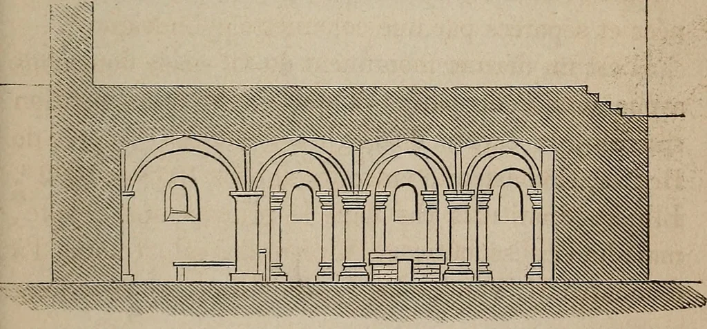 An illustration from Histoire de l'architecture en Belgique : depuis les temps les plus reculés jusqu'à l'époque actuelle, 1853, leaf 370