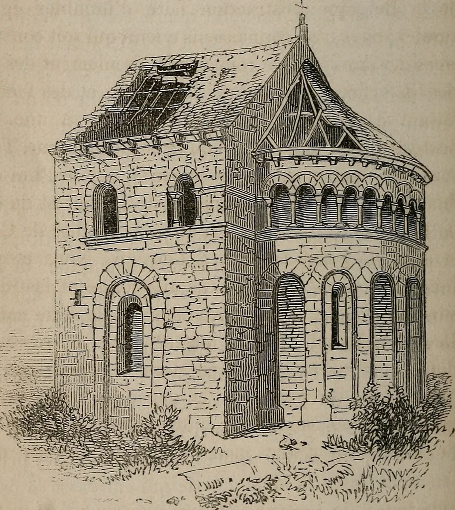 An illustration from Histoire de l'architecture en Belgique : depuis les temps les plus reculés jusqu'à l'époque actuelle, 1853, leaf 375