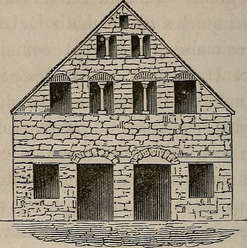 An illustration from Histoire de l'architecture en Belgique : depuis les temps les plus reculés jusqu'à l'époque actuelle, 1853, leaf 391