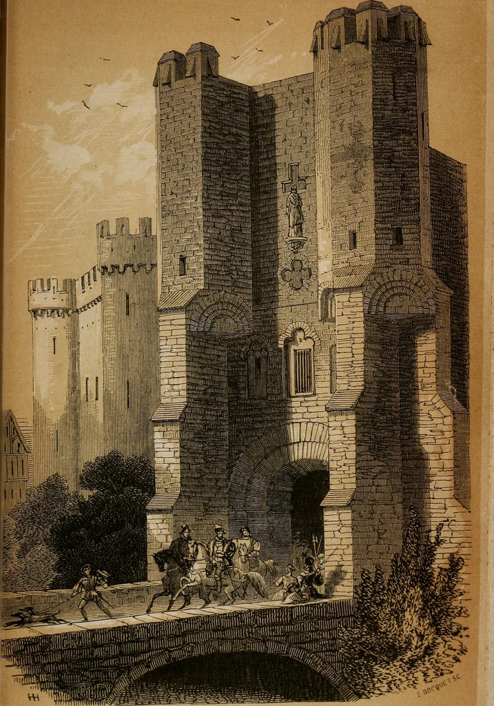 An illustration from Histoire de l'architecture en Belgique : depuis les temps les plus reculés jusqu'à l'époque actuelle, 1853, leaf 408