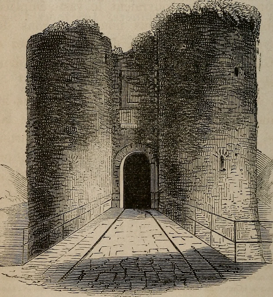 An illustration from Histoire de l'architecture en Belgique : depuis les temps les plus reculés jusqu'à l'époque actuelle, 1853, leaf 411