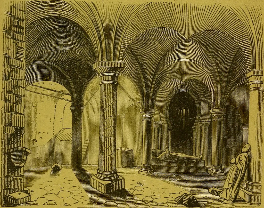 An illustration from Histoire de l'architecture en Belgique : depuis les temps les plus reculés jusqu'à l'époque actuelle, 1853, leaf 6