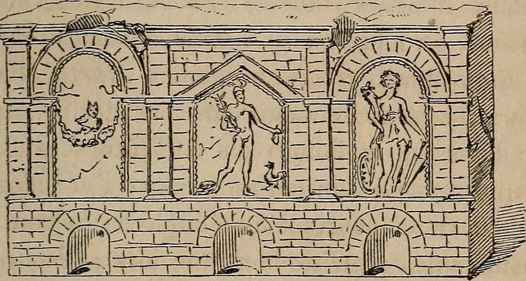 An illustration from Histoire de l'architecture en Belgique : depuis les temps les plus reculés jusqu'à l'époque actuelle, 1853, leaf 78