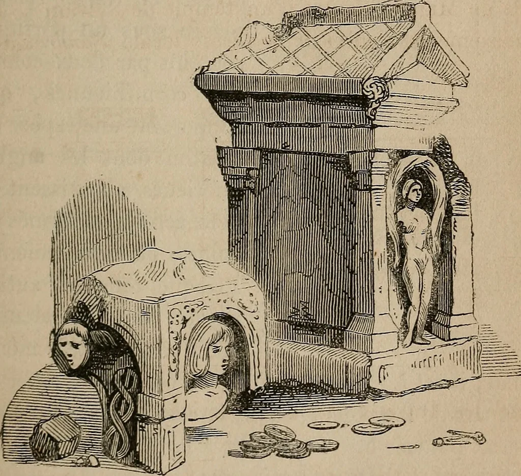 An illustration from Histoire de l'architecture en Belgique : depuis les temps les plus reculés jusqu'à l'époque actuelle, 1853, leaf 80
