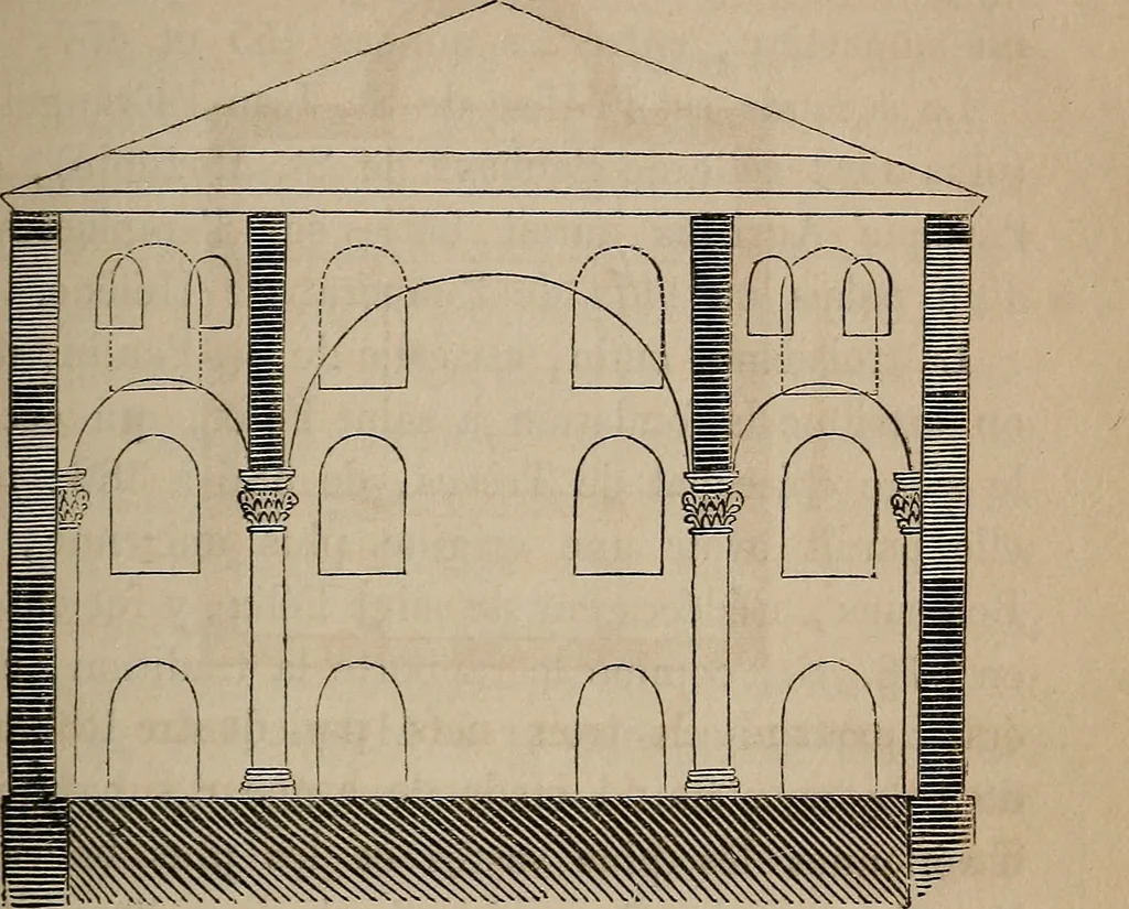An illustration from Histoire de l'architecture en Belgique : depuis les temps les plus reculés jusqu'à l'époque actuelle, 1853, leaf 90