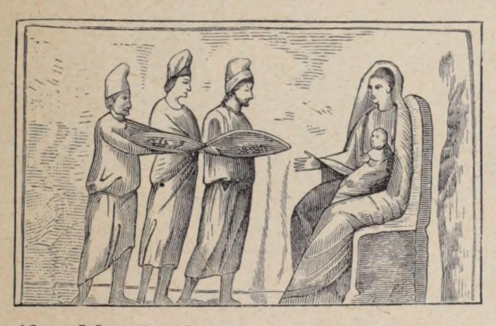An illustration from Histoire de l'art chrétien aux dix premiers siècles, 1891, leaf 103