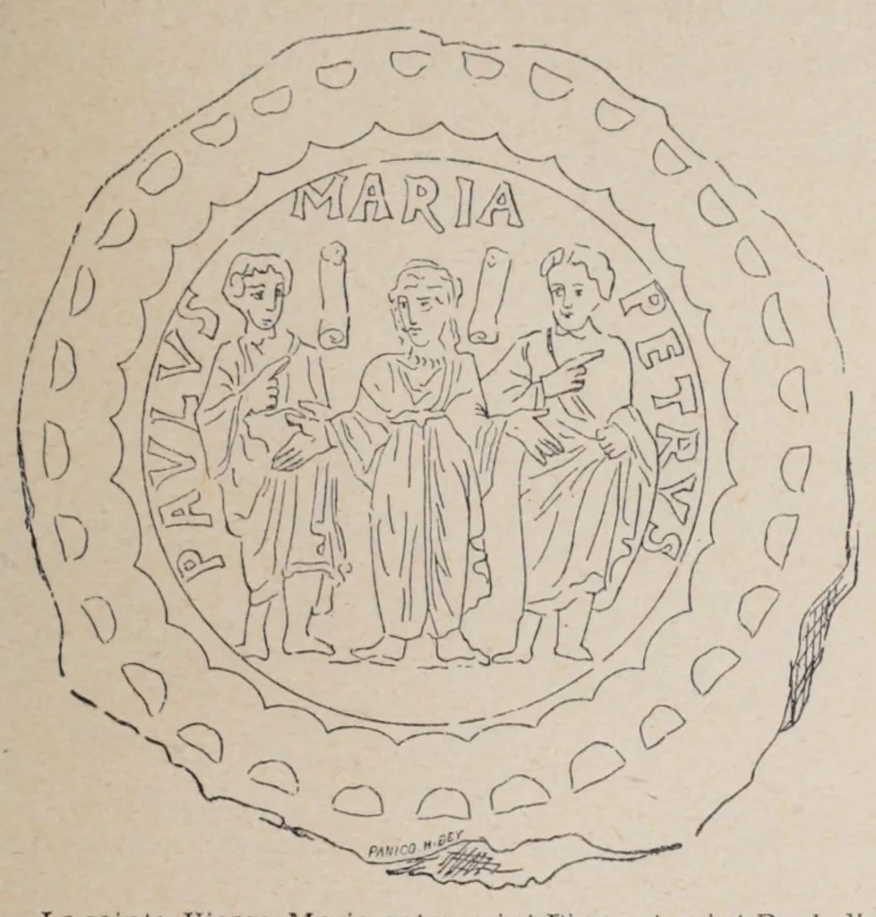 An illustration from Histoire de l'art chrétien aux dix premiers siècles, 1891, leaf 133